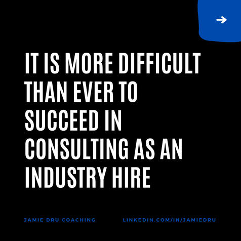 More difficult than ever to succeed as an industry hire